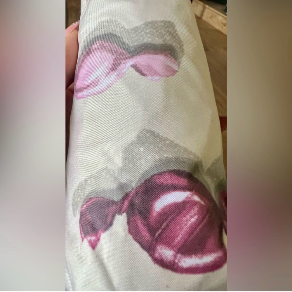 Coach NWT UV protection Pink Candy Print Mini Umbrella - Picture 3 of 3
